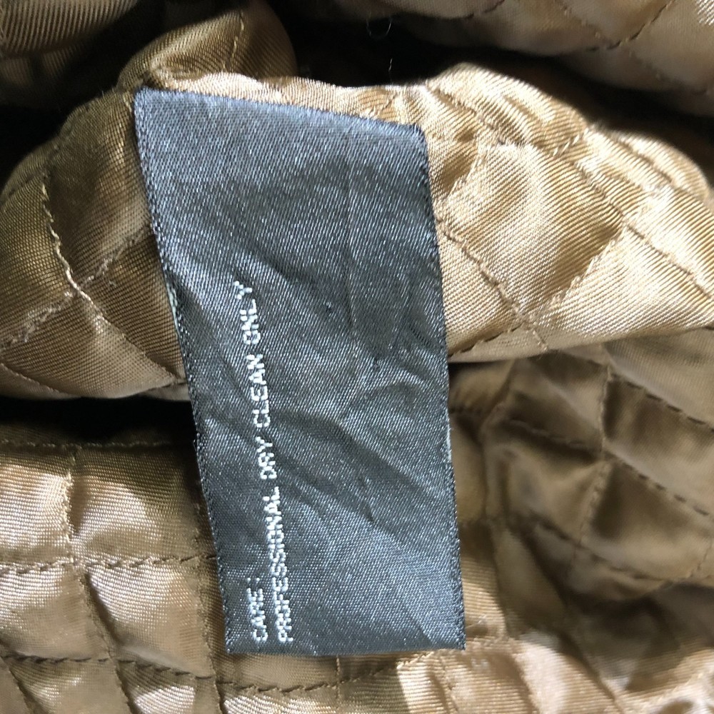 Claiborne Black W/ Brown Collar Suede Jacket 2XL - Picture 6 of 13